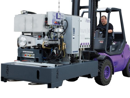 Подъём вилочным погрузчиком falch / фальх