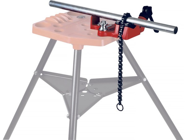 Цепные тиски для труб с верхним креплением на верстаке Цепные тиски для труб с верхним креплением на верстаке