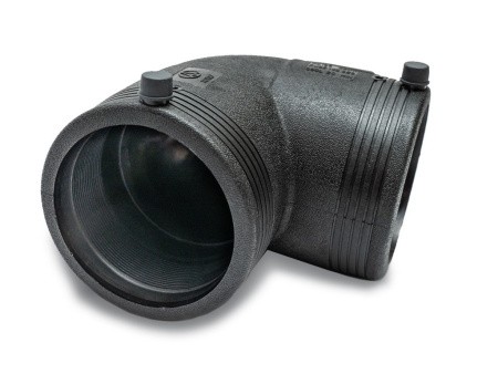 Отвод электросварной 90° PN16 SDR11 PE100 D315 Отвод электросварной 90° PN16 SDR11 PE100 D315