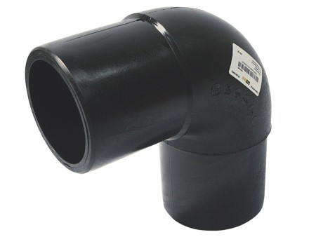 ОТВОД ЛИТОЙ 90° PE100 PN10 D90 ОТВОД ЛИТОЙ 90° PE100 PN10 D90