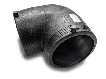 Отвод электросварной 90° PN16 SDR11 PE100 D315 Отвод электросварной 90° PN16 SDR11 PE100 D315